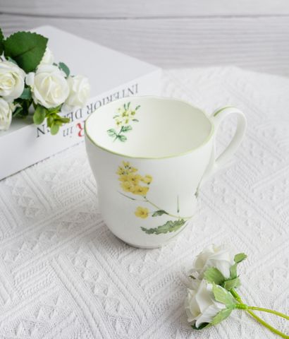  Cốc (ly) uống nước, cà phê dung tích 375ml sứ xương | Noritake English Herbs 4942-3L - T97855 