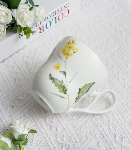  Cốc (ly) uống nước, cà phê dung tích 375ml sứ xương | Noritake English Herbs 4942-3L - T97855 