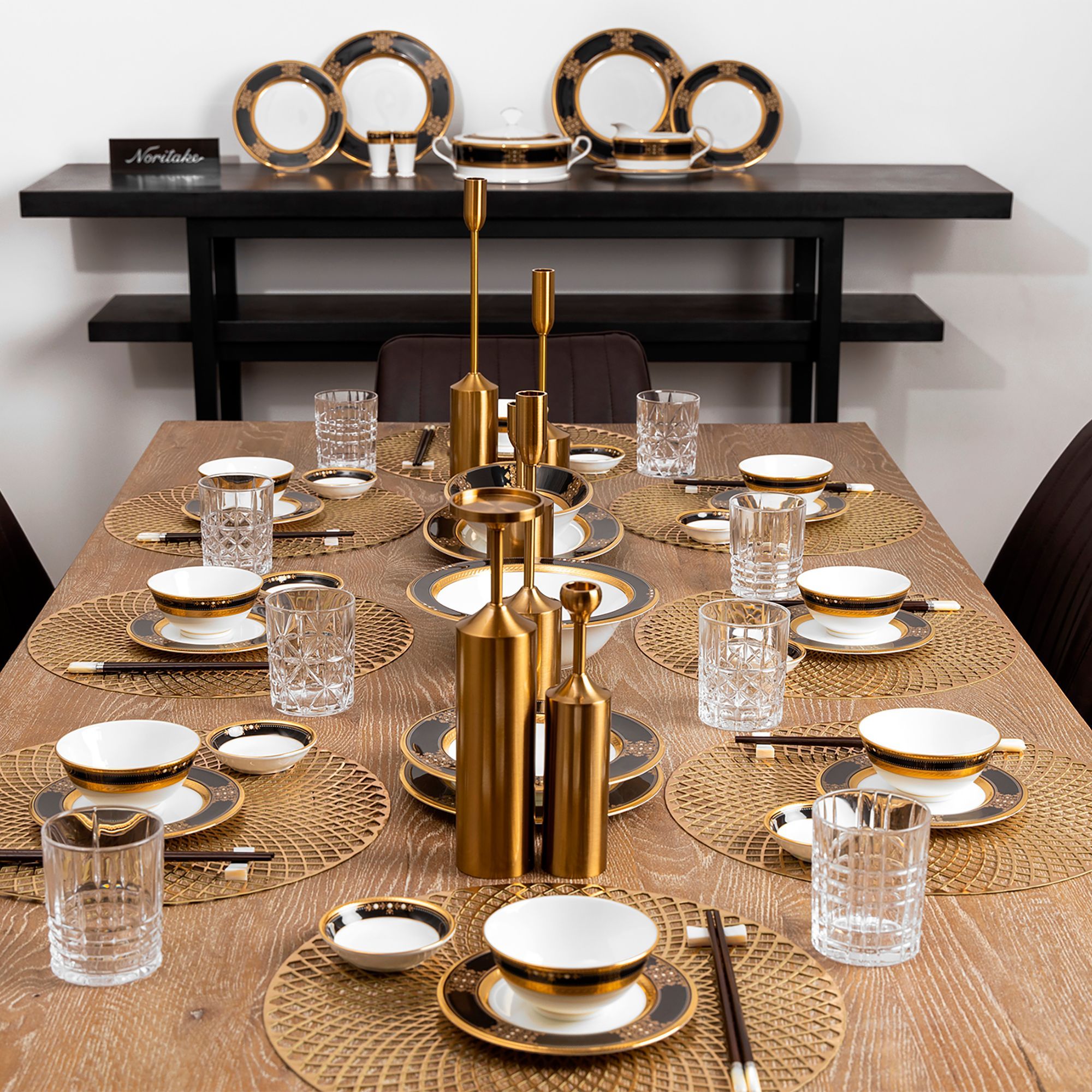 Đĩa tròn cỡ nhỏ đường kính 17,2cm lót bát (chén) cơm sứ xương Nhật Bản | Noritake Evening Majesty 4818J - 59512