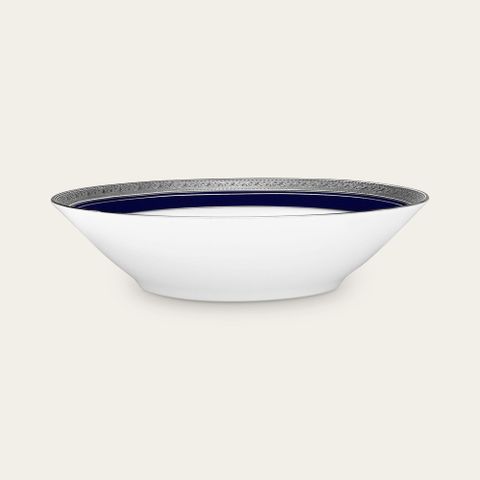  Bát (tô) đa năng 19cm dung tích 600ml đựng soup, đồ chiên xào sứ trắng | Noritake Crestwood Cobalt Platinum 4170L - 91997 