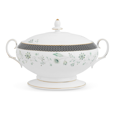  Âu cơm (thố cơm) có nắp dung tích 2.200ml sứ xương | Noritake Forever Fields 4950L - 50729A 