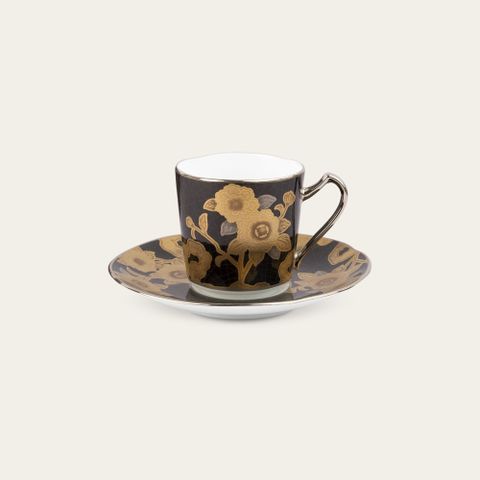  Chén trà (tách cà phê) dung tích 85ml kèm đĩa lót sứ trắng cao cấp | Noritake The Homage Collection H-767J - T2404 