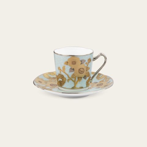  Chén trà (tách cà phê) dung tích 85ml kèm đĩa lót sứ trắng cao cấp | Noritake The Homage Collection H-768J - T2404 