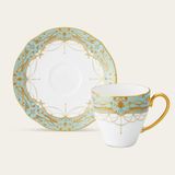  Chén trà (tách cà phê) dung tích 160ml kèm đĩa lót sứ trắng cao cấp | Noritake The Homage Collection H-772J - T2403 