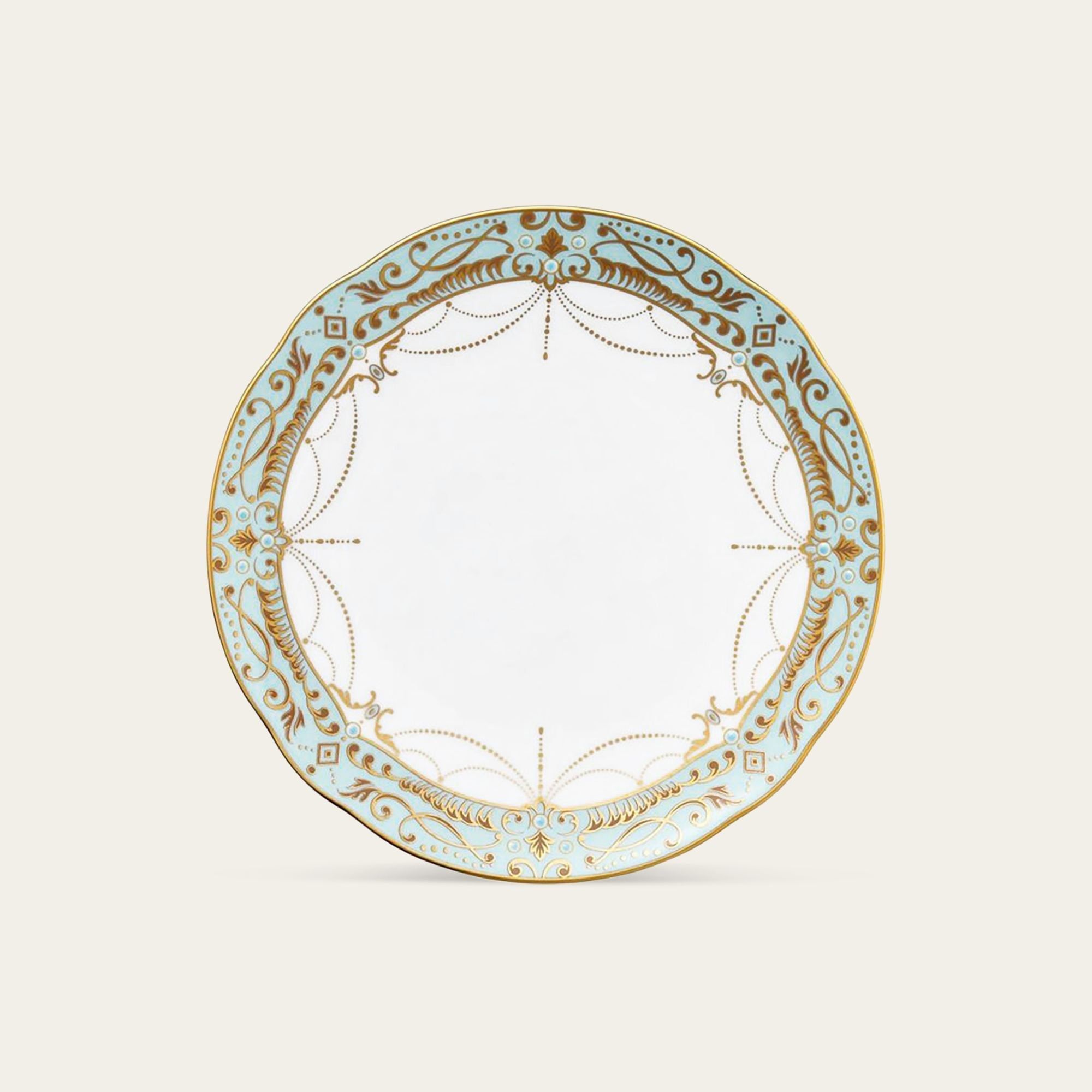 Đĩa tròn cỡ nhỏ đường kính 18cm sứ trắng cao cấp | Noritake The Homage Collection H-772J - T2410