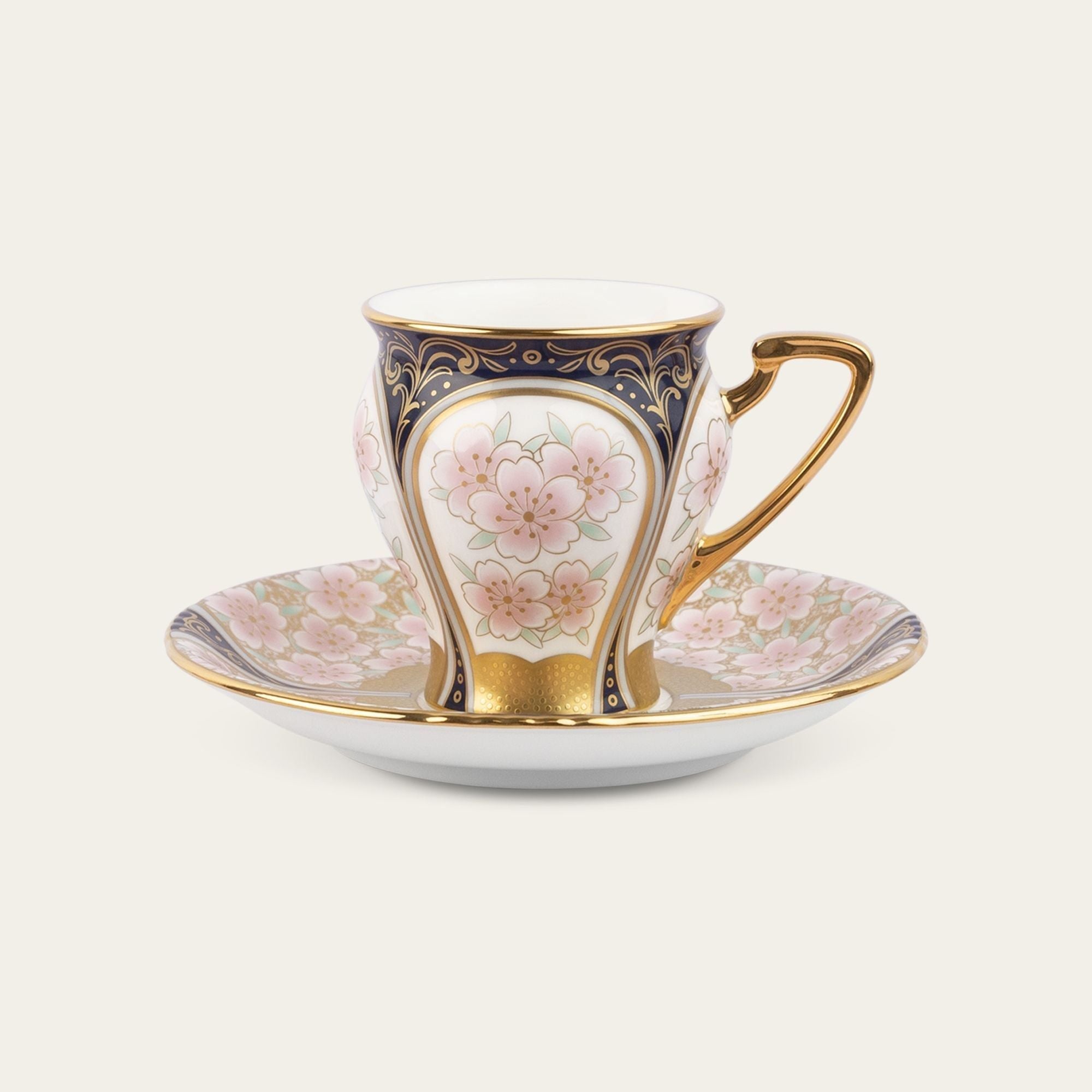 Chén trà (tách cà phê) dung tích 180ml kèm đĩa lót sứ xương | Noritake The Homage Collection H-881J - T52520