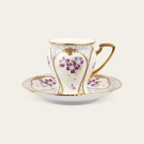  Chén trà (tách cà phê) dung tích 180ml kèm đĩa lót sứ xương | Noritake The Homage Collection H-882J - T52520 