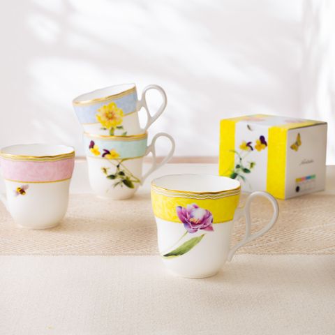  Cốc (ly) uống nước, cà phê dung tích 375ml sứ xương | Noritake Harvest Dream 4989L - Q001FC 