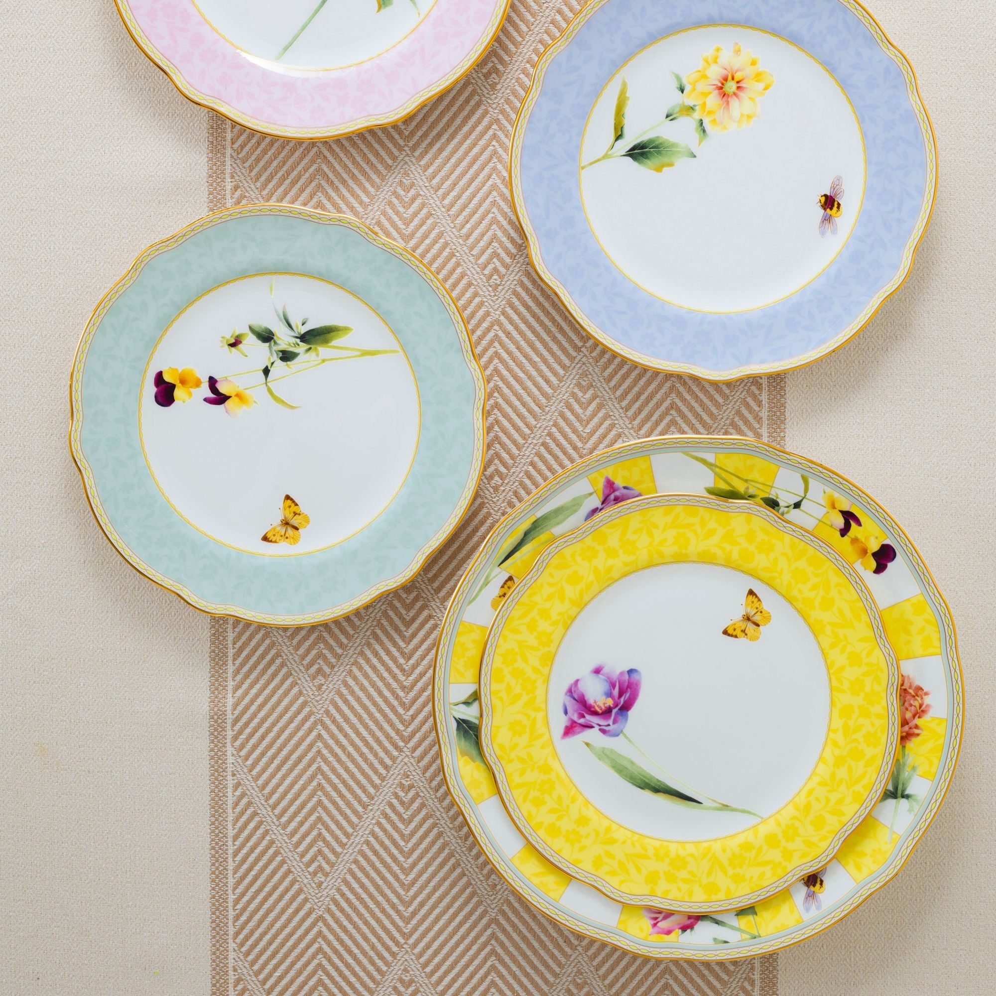 Đĩa tròn cỡ lớn đường kính 27,3cm sứ xương | Noritake Harvest Dream 4989L - 97820