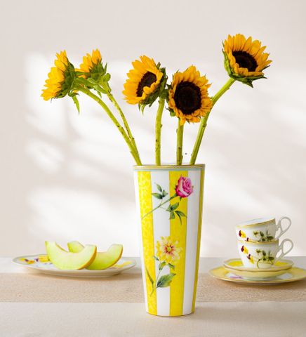  Bình hoa (lọ hoa) trang trí cao cấp 25,8cm sứ xương | Noritake Harvest Dream 4989L - T97378 