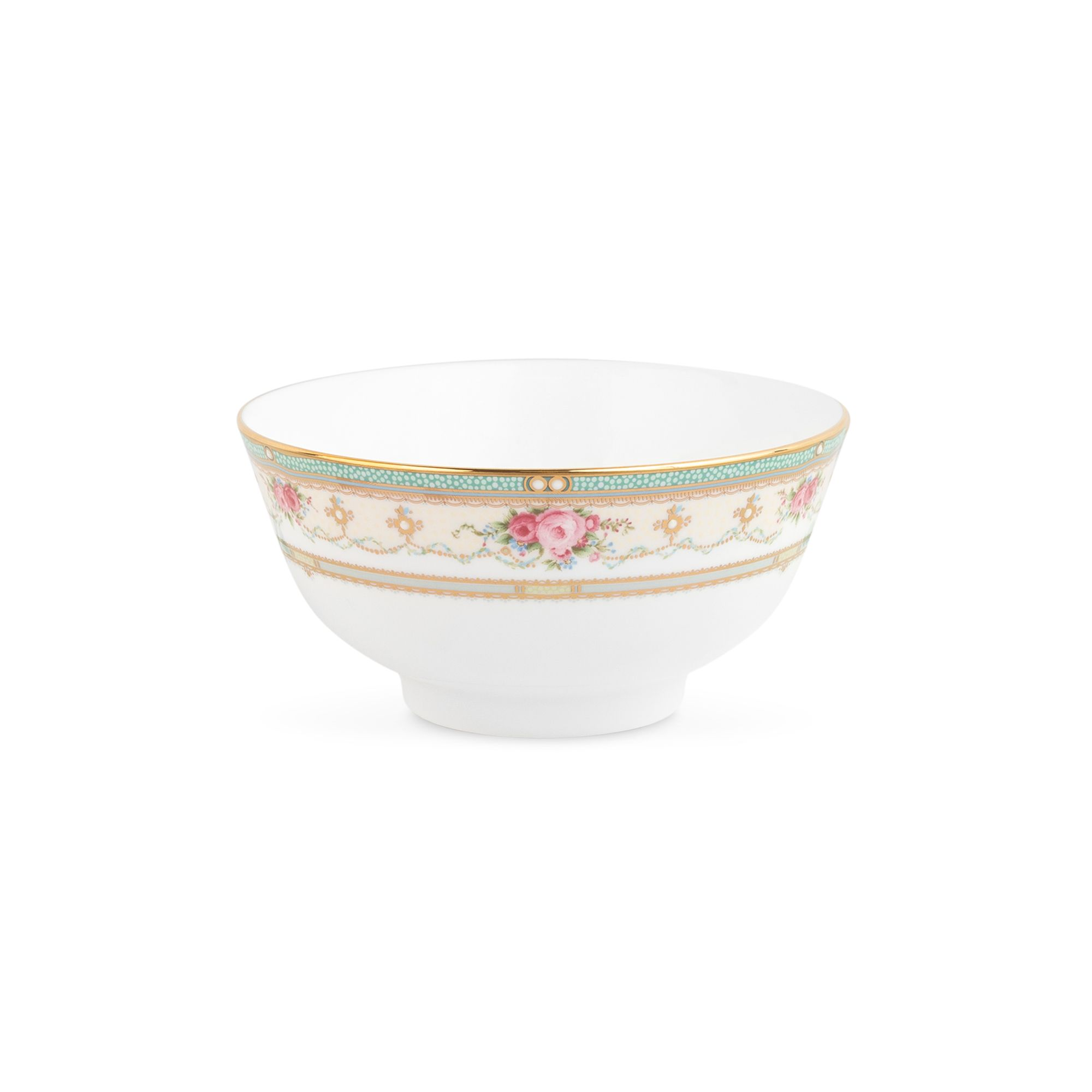 Bát mỳ (tô mỳ) đường kính 16,1cm dung tích 880ml sứ xương | Noritake Palace Rose 4863L - 50192A
