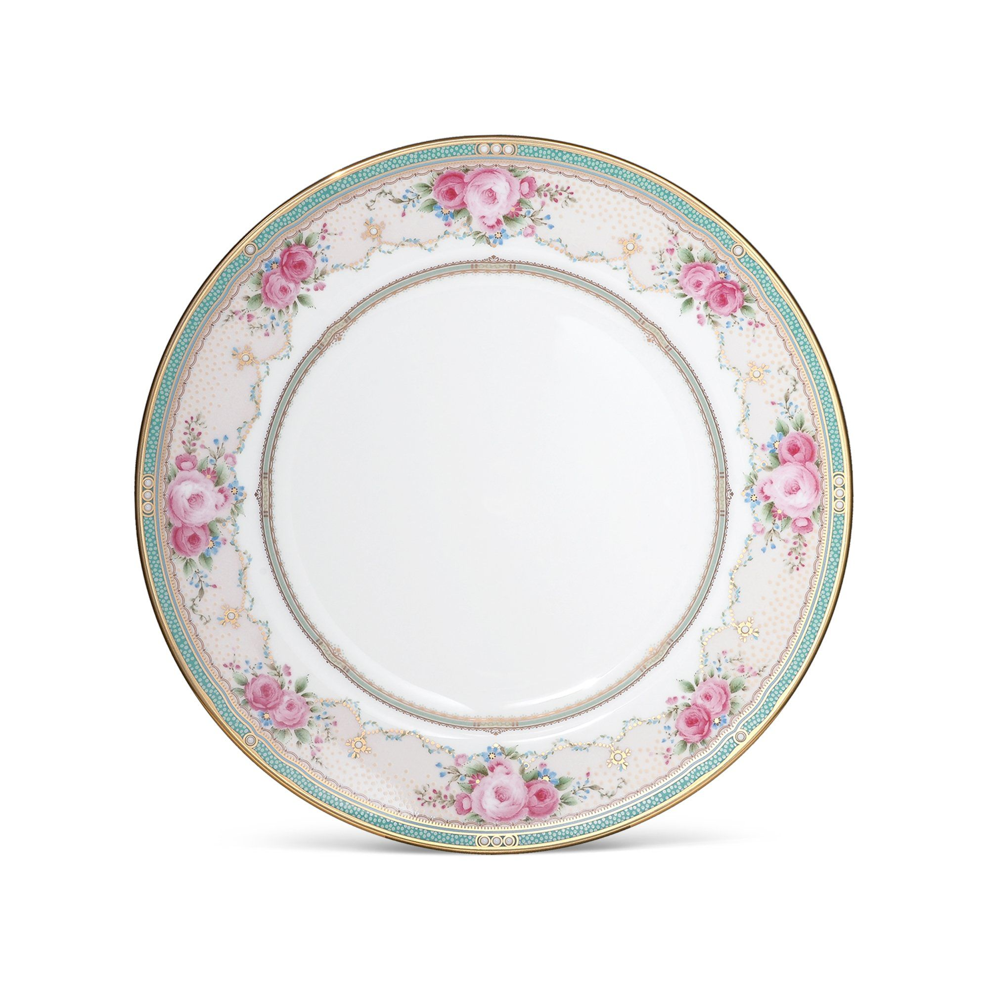 Đĩa tròn cỡ lớn đường kính 27cm sứ xương | Noritake Palace Rose 4863L - 97220