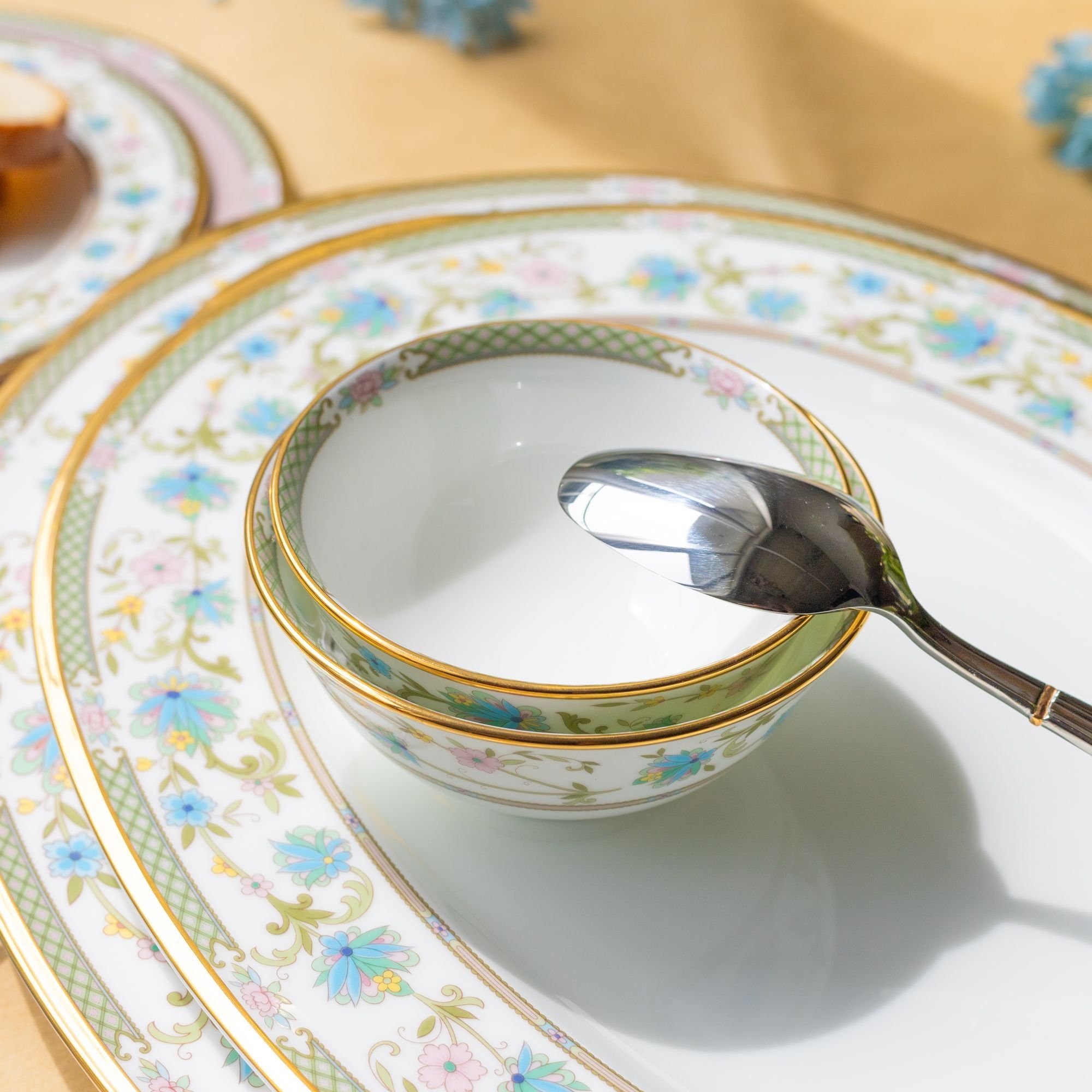 Bát cơm (chén cơm) 11,5cm dung tích 280ml sứ xương Nhật Bản | Noritake Yoshino 9983J - 50182