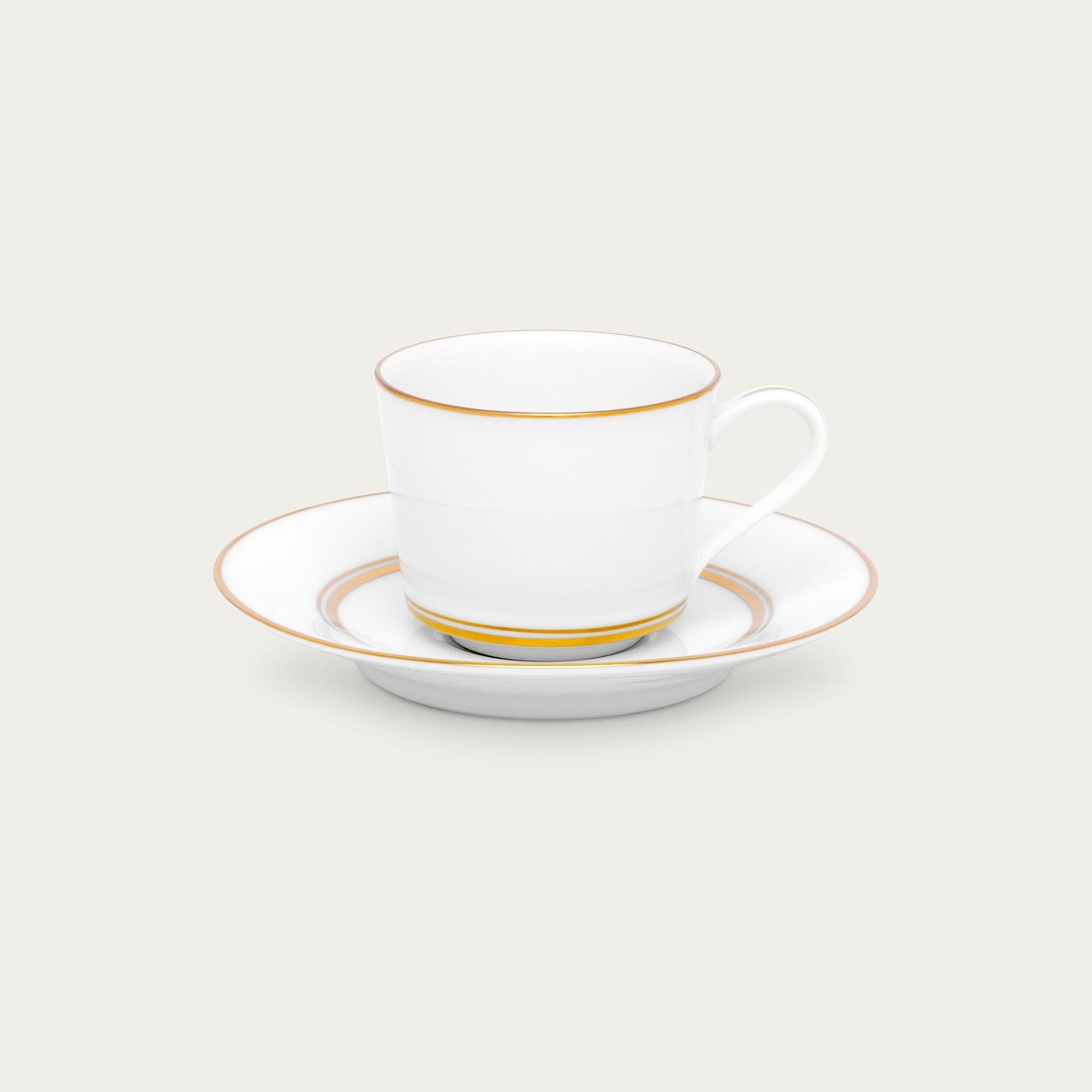 Chén trà (tách trà) nhỏ dung tích 100ml kèm đĩa lót sứ trắng | Noritake Gloria L553L - T91992