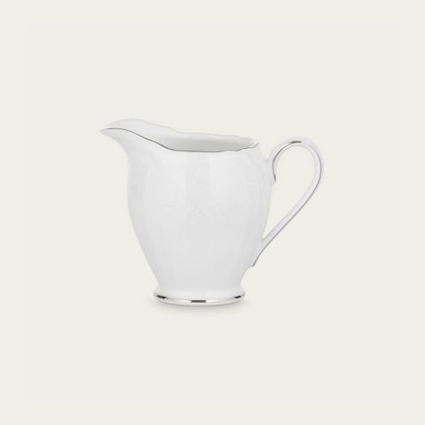  Bình (hũ) đựng sữa dung tích 180ml sứ trắng | Noritake Princess Bouquet Platinum 1661L - 94428 
