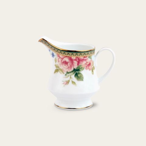  Bình (hũ) đựng sữa dung tích 260ml sứ trắng | Noritake Rosa Basket 1736L - 91128 