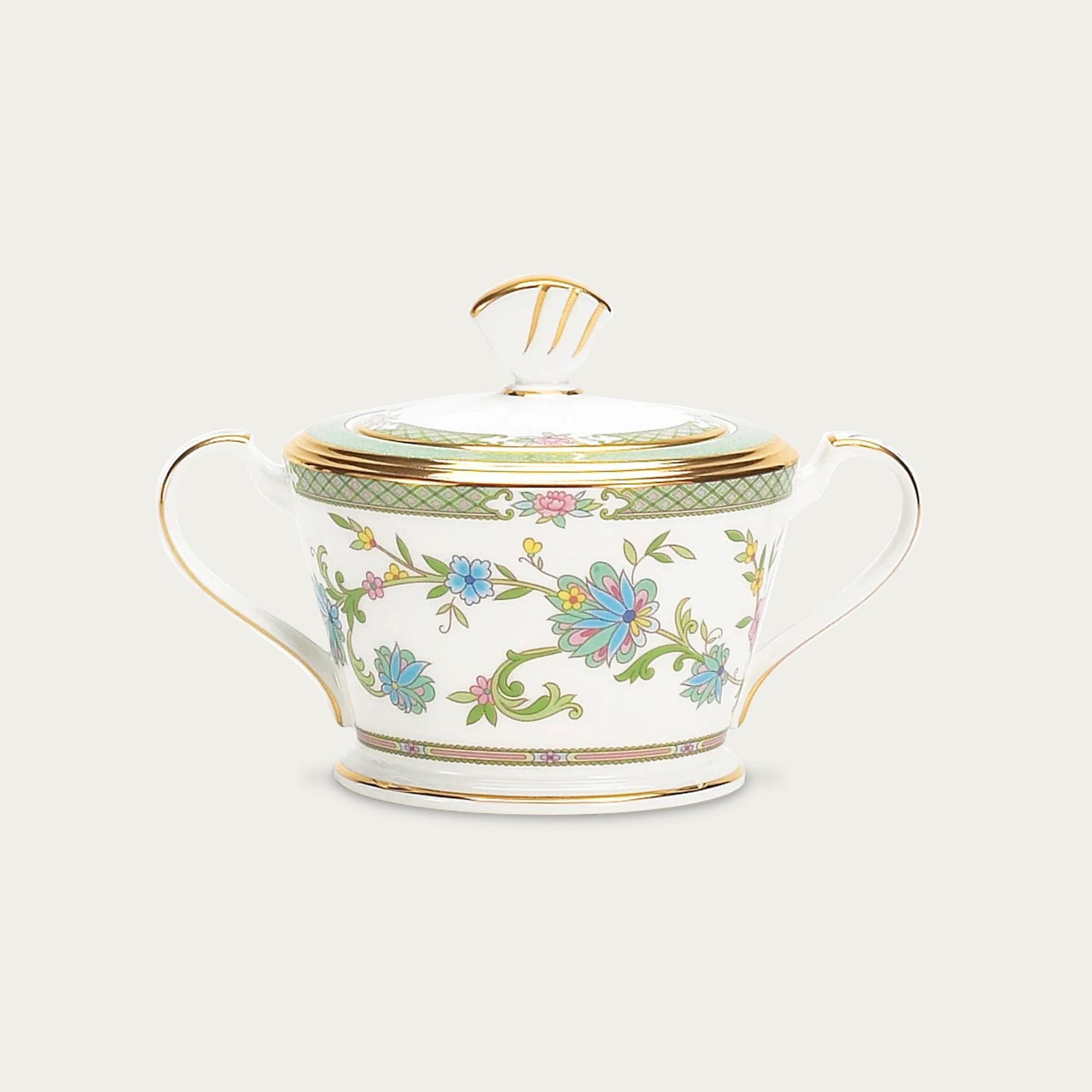 Bình (hũ) đường có nắp đậy dung tích 250ml sứ xương Nhật Bản | Noritake Yoshino 9983J - 59527