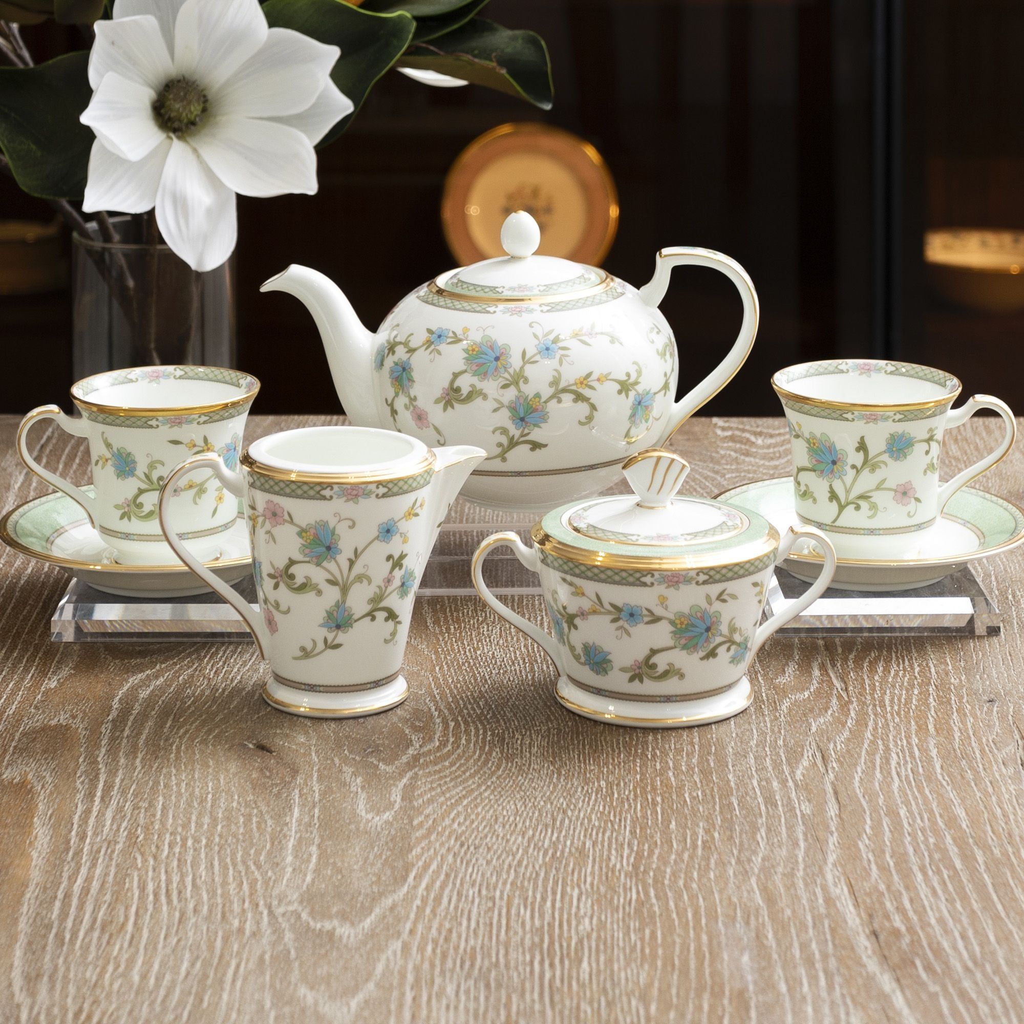 Bình (hũ) đựng sữa dung tích 290ml sứ xương Nhật Bản | Noritake Yoshino 9983J - 59528