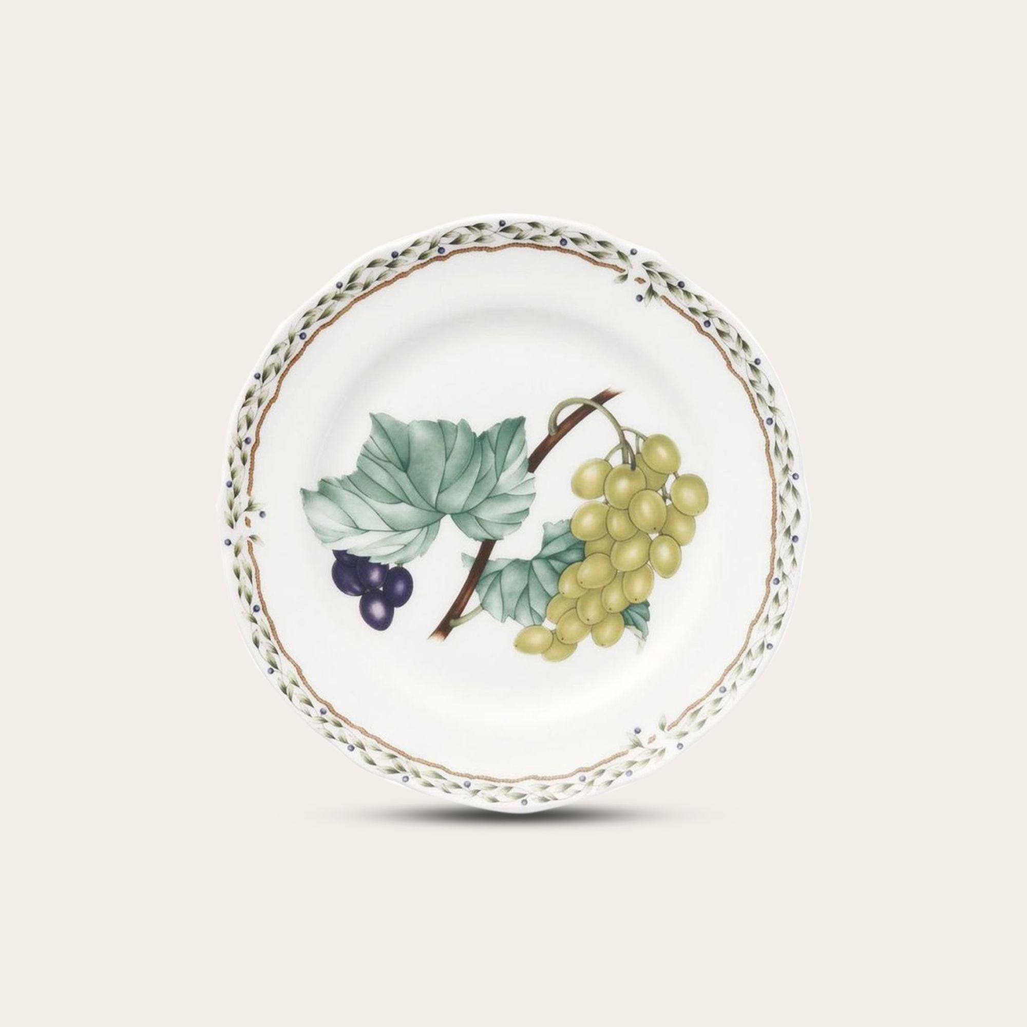Đĩa tròn cỡ nhỏ đường kính 17cm lót bát (chén) cơm sứ xương | Noritake Orchard Garden 4911L - 97812