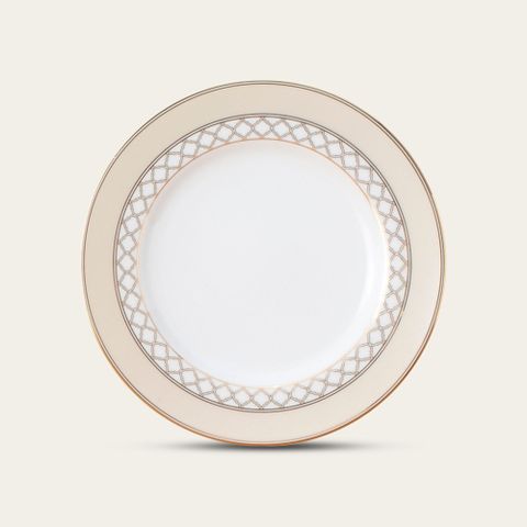  Đĩa tròn cỡ vừa đường kính 21cm sứ trắng | Noritake Eternal Palace Gold 1728L - 91011 