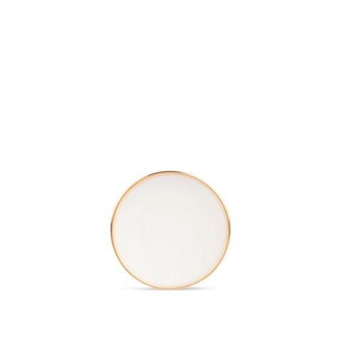  Đĩa tròn 9,8cm đựng nước chấm, gia vị sứ trắng | Noritake Eternal Palace Gold 1728L - 91419 