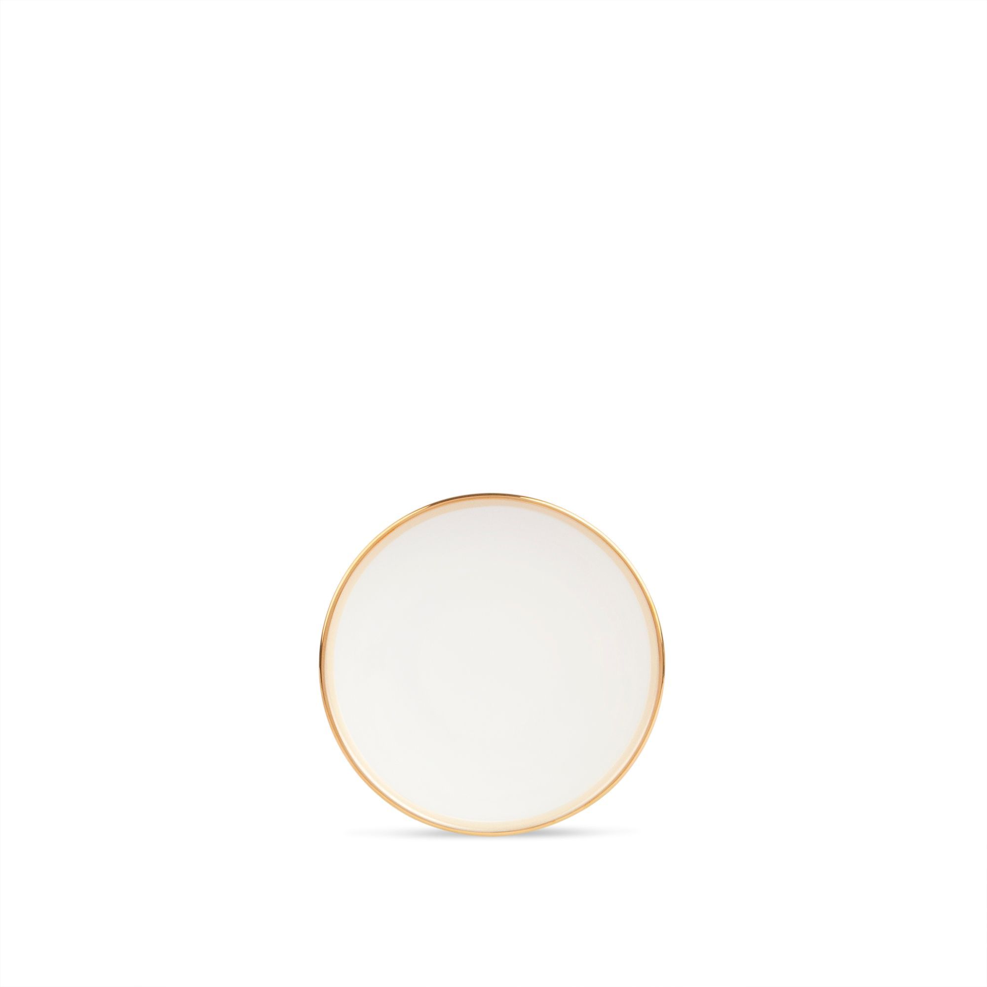 Đĩa tròn 9,8cm đựng nước chấm, gia vị sứ trắng | Noritake Eternal Palace Gold 1728L - 91419