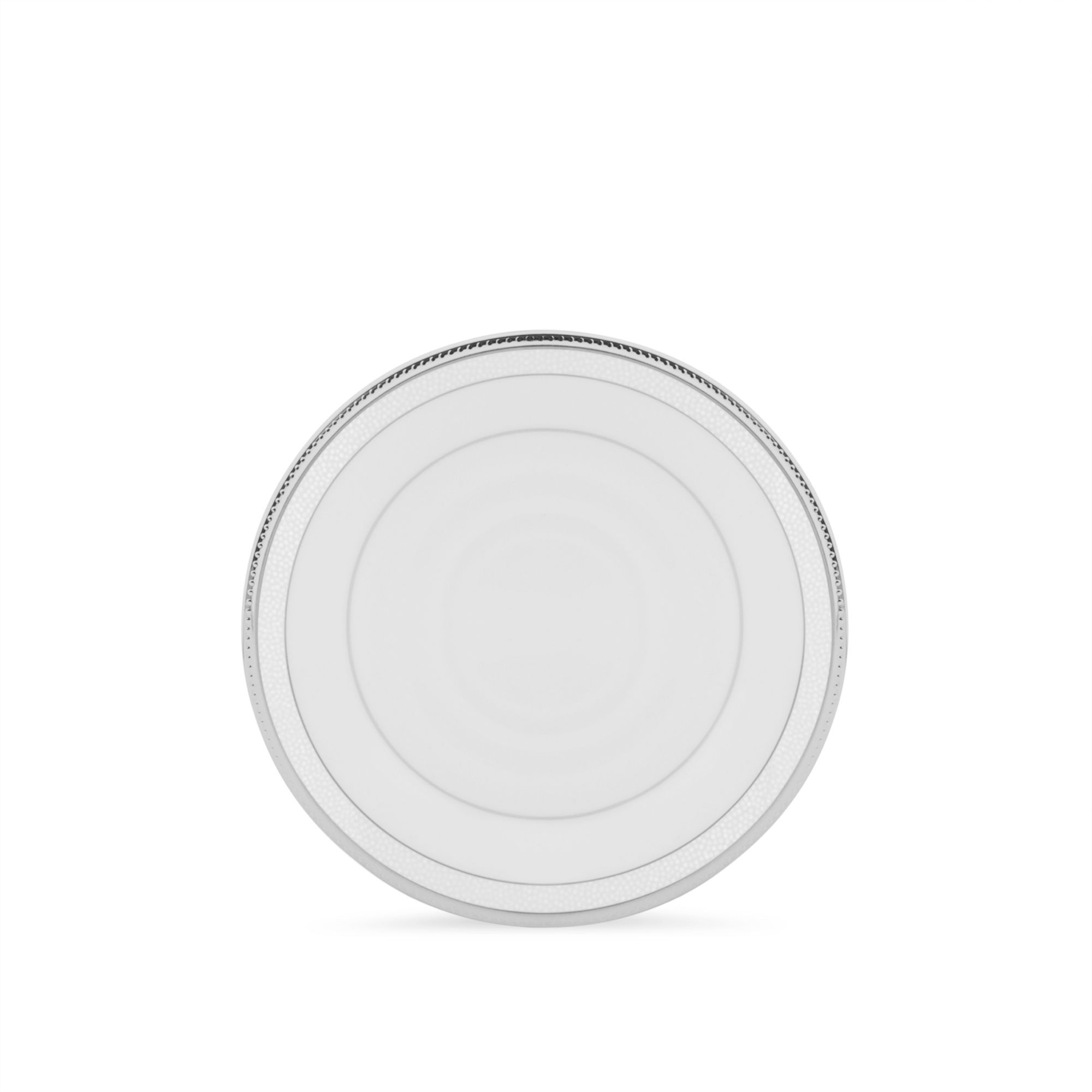 Đĩa lót chén (tách) trà dung tích 220ml, đường kính 15,4cm sứ xương Nhật Bản | Noritake Champagne Pearls 4811J - 59589S