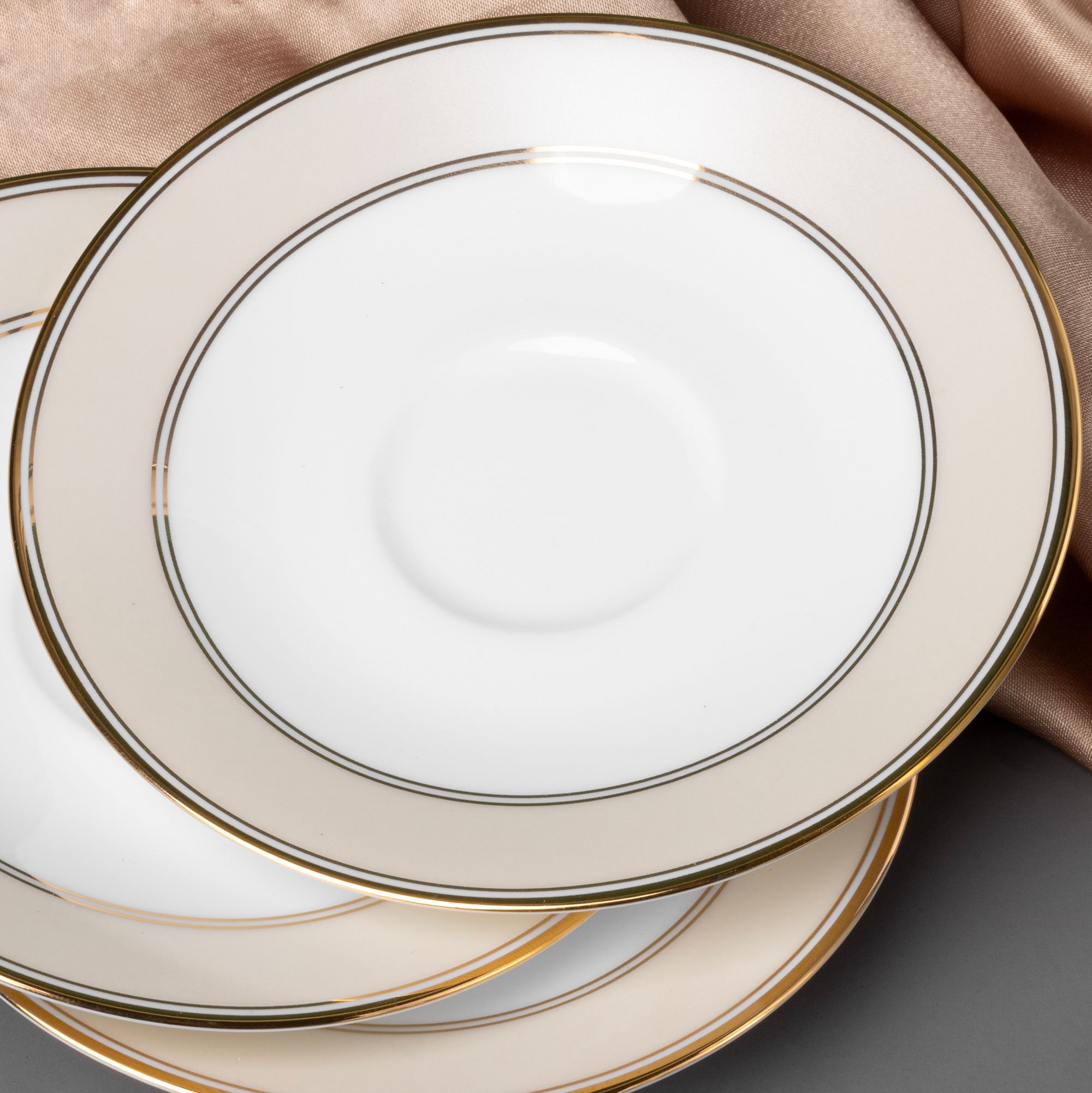 Bộ ấm chén uống trà nhỏ (ấm 630ml, chén 100ml) 13 món sứ trắng | Noritake Eternal Palace Gold 1728L - T014S