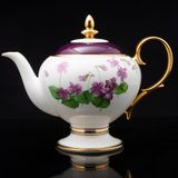  Bộ ấm chén uống trà (Đặc biệt: vẽ tay) 22 món sứ xương Nhật Bản cao cấp | Noritake Violet T773 - T24 