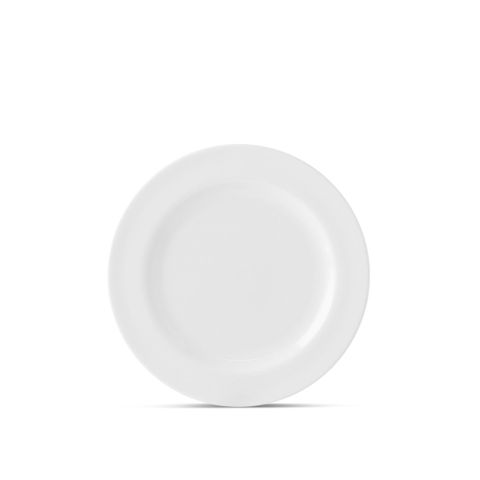  Đĩa tròn cỡ nhỏ đường kính 16cm sứ xương | Noritake Plain White 9990L - 50012A 