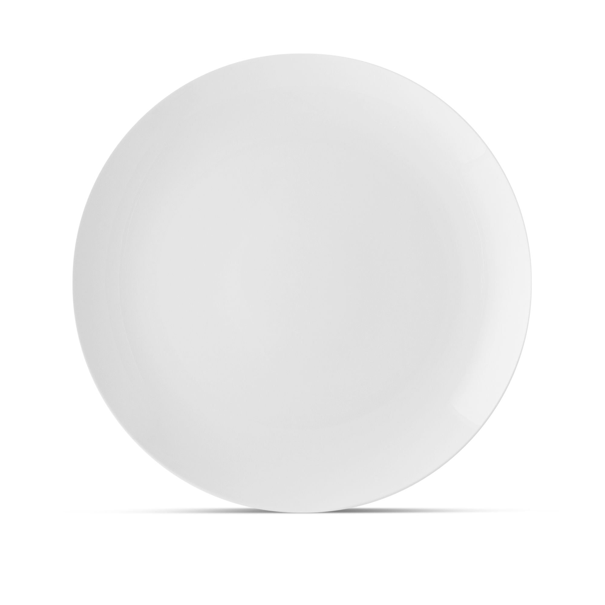 Đĩa tròn coupe cỡ siêu lớn (XL) đường kính 36,8cm sứ xương | Noritake Plain White 9990L - 50104A