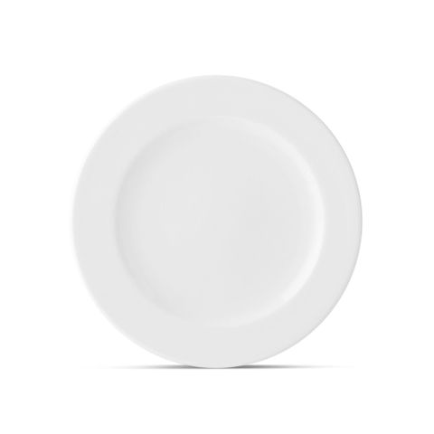 Đĩa tròn cỡ vừa đường kính 21,3cm sứ xương | Noritake Plain White 9990L - 50011A 