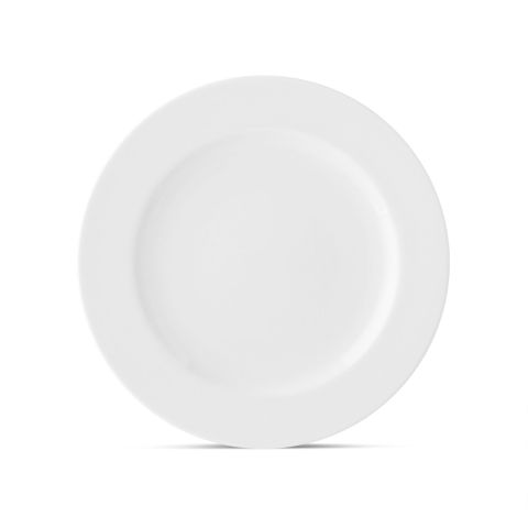  Đĩa tròn cỡ vừa đường kính 23,2cm sứ xương | Noritake Plain White 9990L - 50016A 