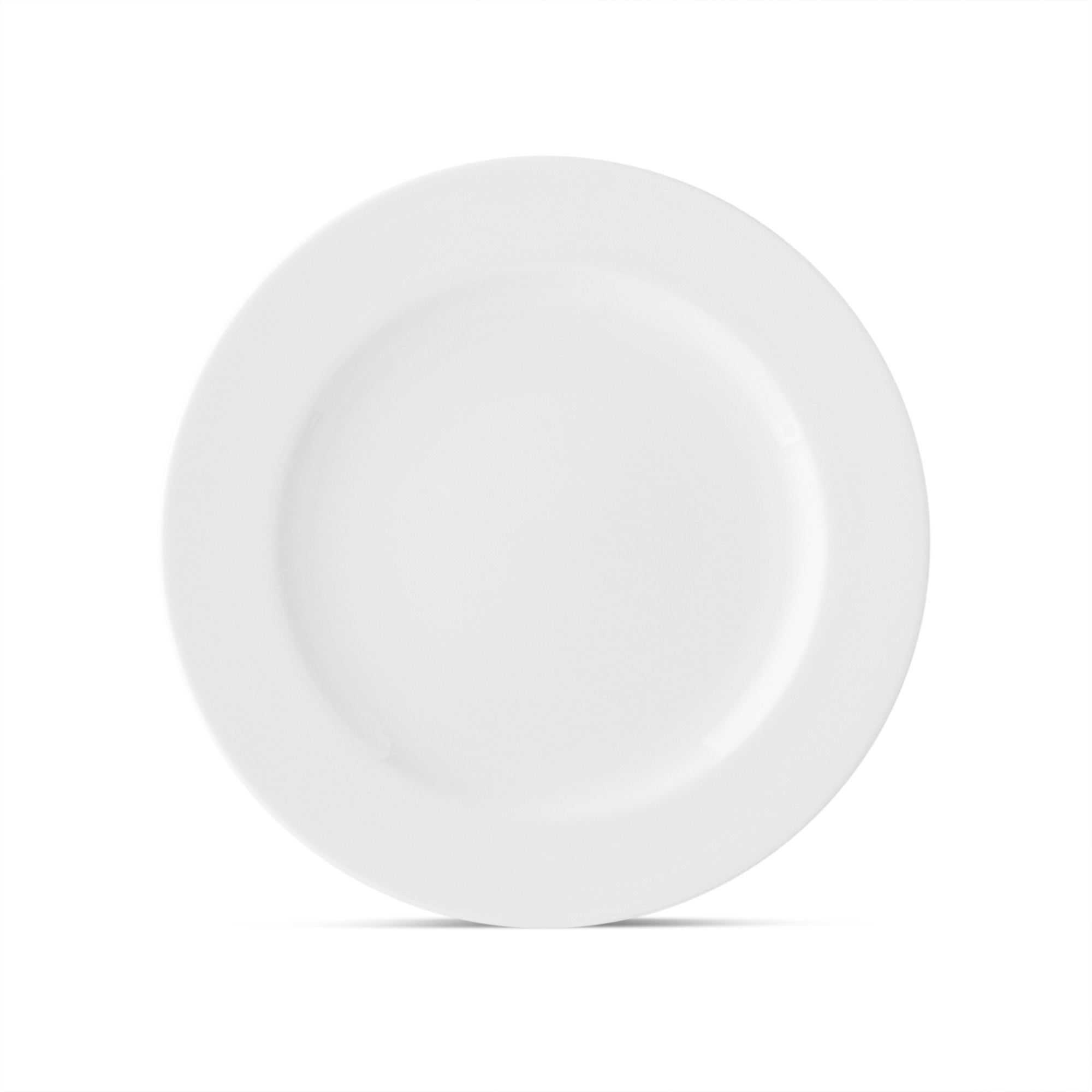 Đĩa tròn cỡ vừa đường kính 23,2cm sứ xương | Noritake Plain White 9990L - 50016A