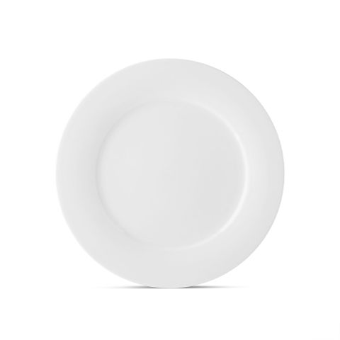  Đĩa tròn cỡ vừa đường kính 21,1cm sứ xương | Noritake Plain White 9990L - 58511A 