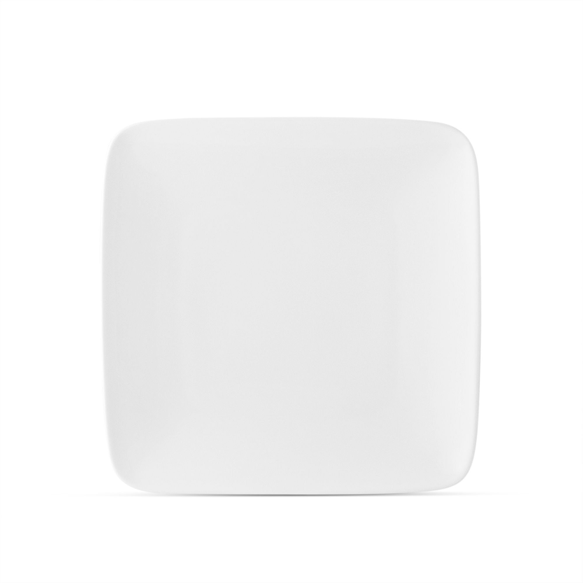 Đĩa vuông coupe cỡ vừa cạnh dài 19,1cm sứ xương | Noritake Plain White 4850L - 97317