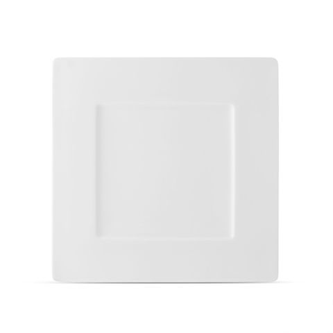  Đĩa vuông cỡ vừa cạnh dài 24,3cm sứ xương | Noritake Plain White  9990L - 97535 