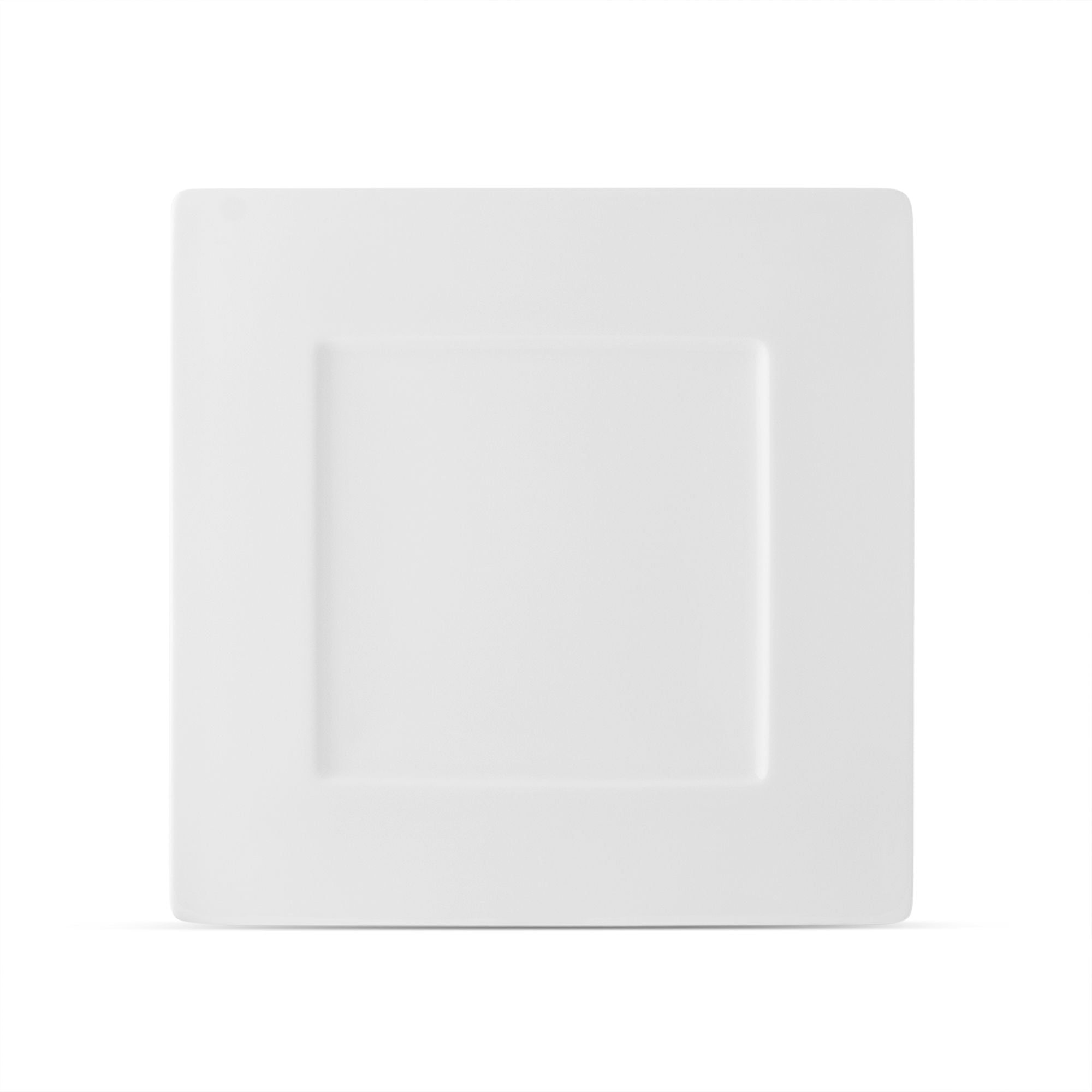 Đĩa vuông cỡ vừa cạnh dài 24,3cm sứ xương | Noritake Plain White  9990L - 97535