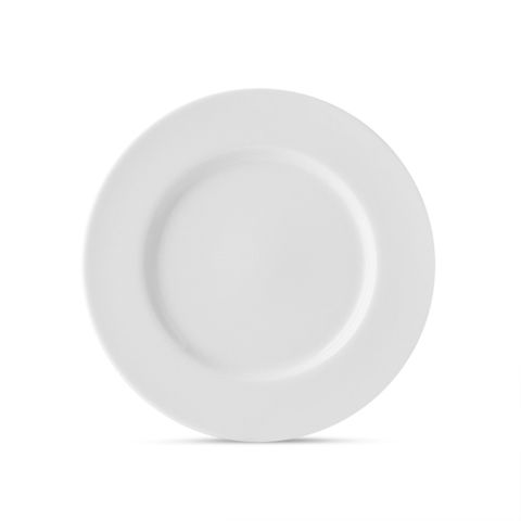  Đĩa tròn cỡ vừa đường kính 21cm sứ trắng | Noritake Art Stage 1609L - 91175 