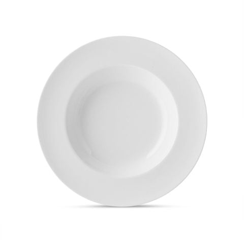  Đĩa sâu lòng 24,7cm dung tích 430ml sứ xương | Noritake Plain White 4850L - 93898 