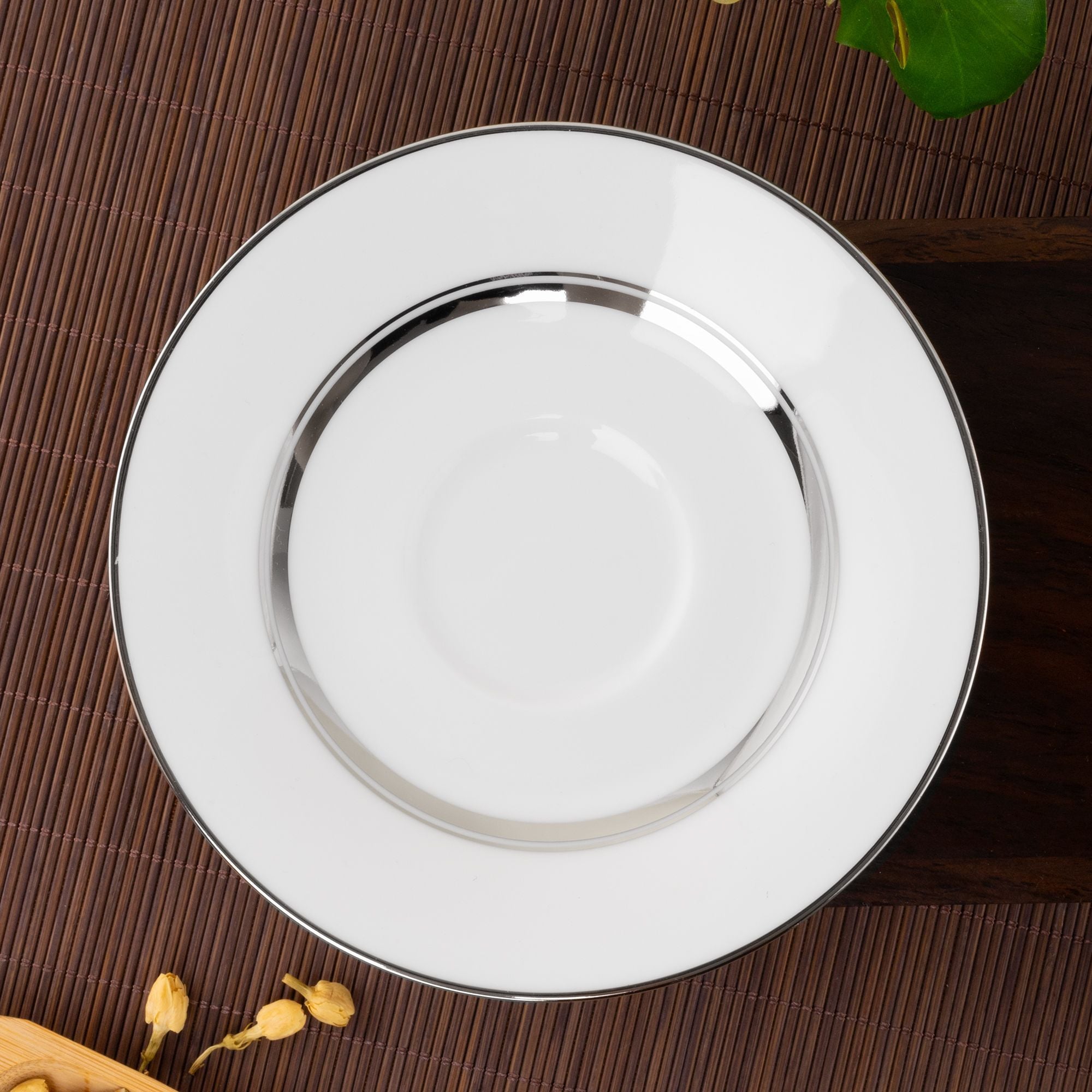 Bộ ấm chén uống trà nhỏ (ấm 780ml, chén 100ml) 13 món sứ trắng | Noritake Galaxy L554L - T014S