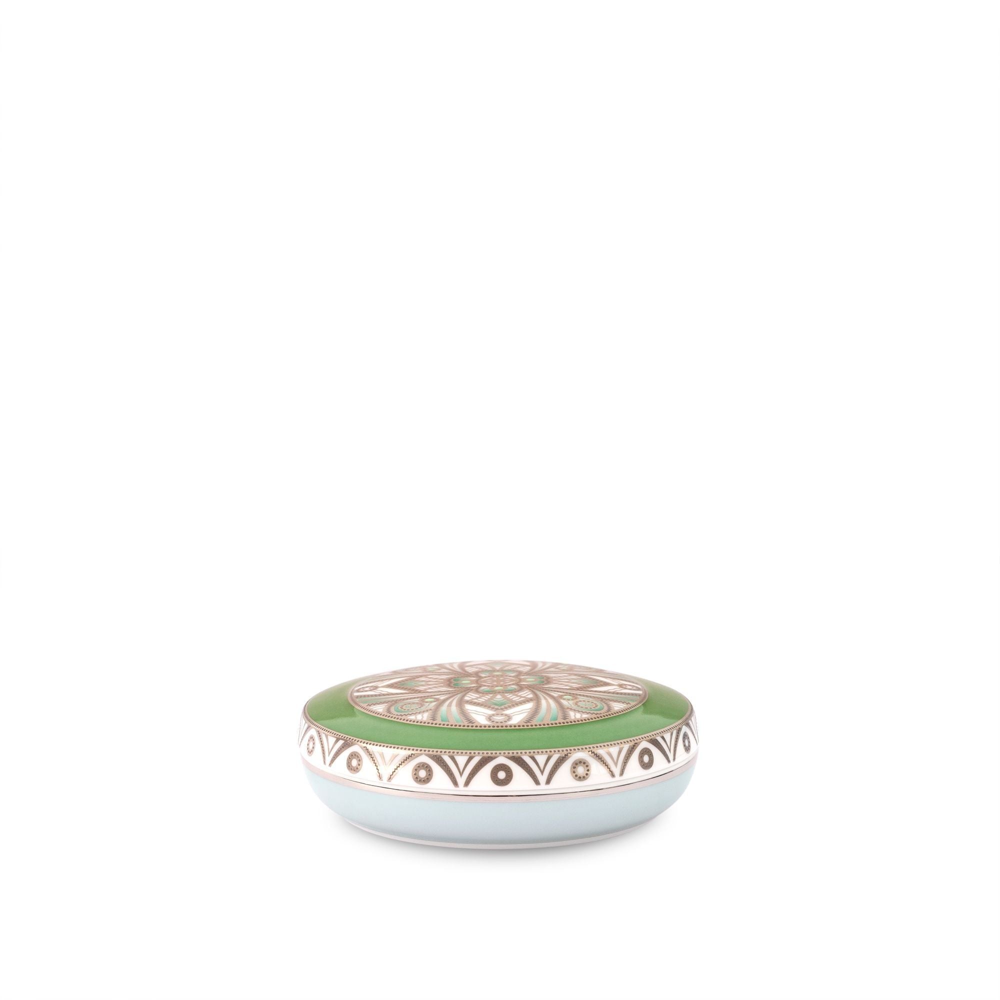 Hộp đựng kẹo/trà cỡ nhỏ sứ trắng cao cấp | Noritake The Homage Collection H-887J - T55019