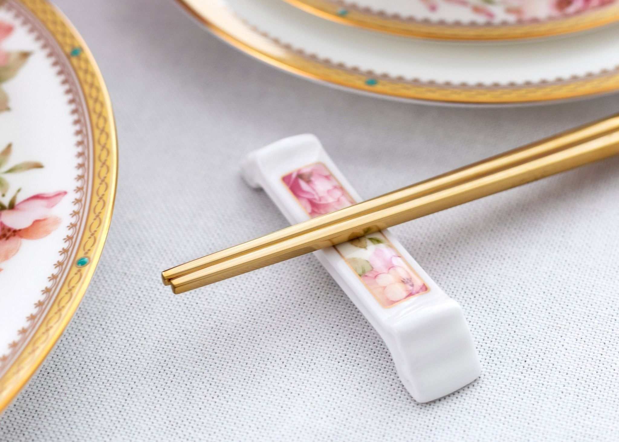 Dụng cụ gác đũa dài 9,4cm sứ xương | Noritake Hertford 4861L - 97369