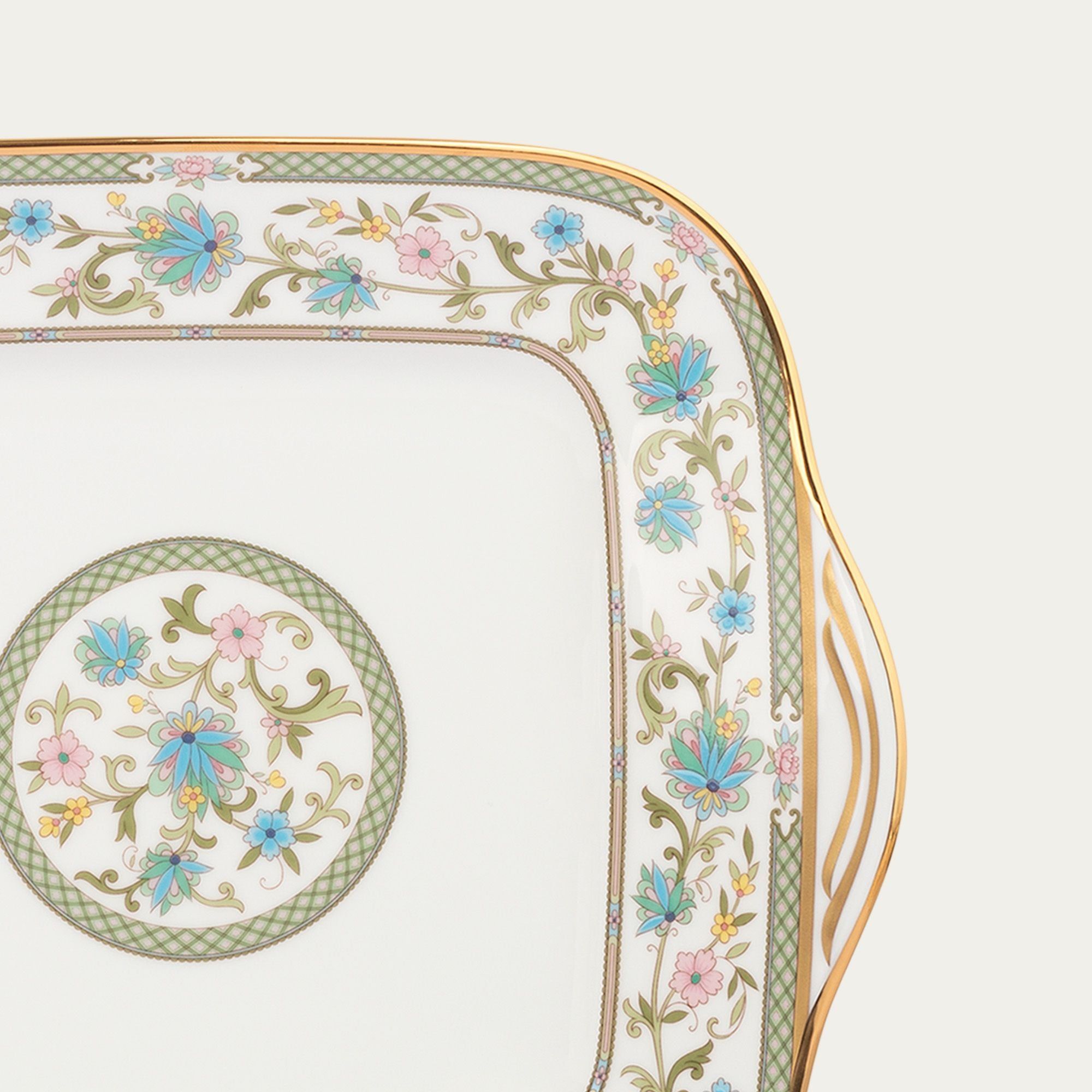 Đĩa vuông cỡ lớn cạnh dài 28,1cm sứ xương Nhật Bản | Noritake Yoshino 9983J - 59847