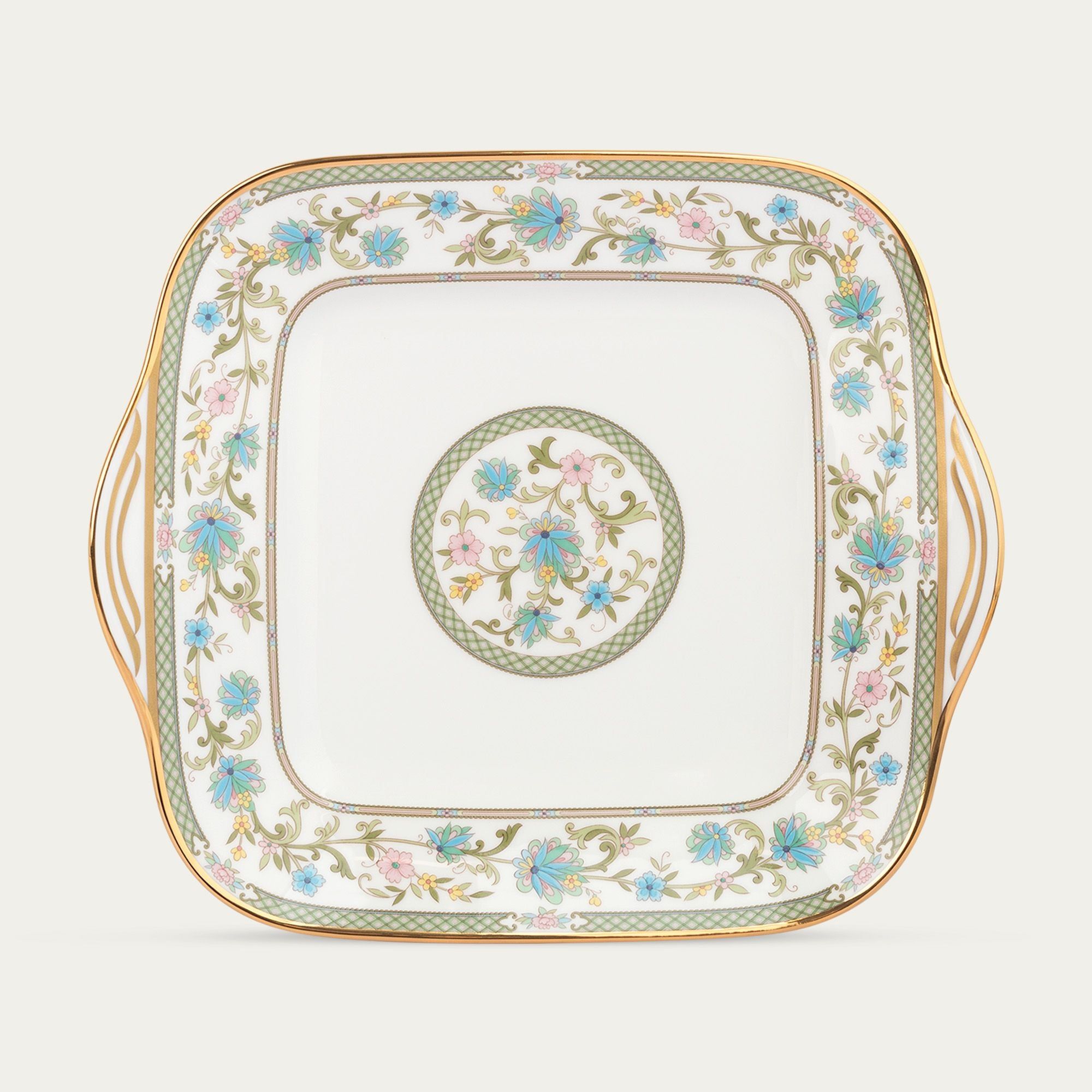 Đĩa vuông cỡ lớn cạnh dài 28,1cm sứ xương Nhật Bản | Noritake Yoshino 9983J - 59847