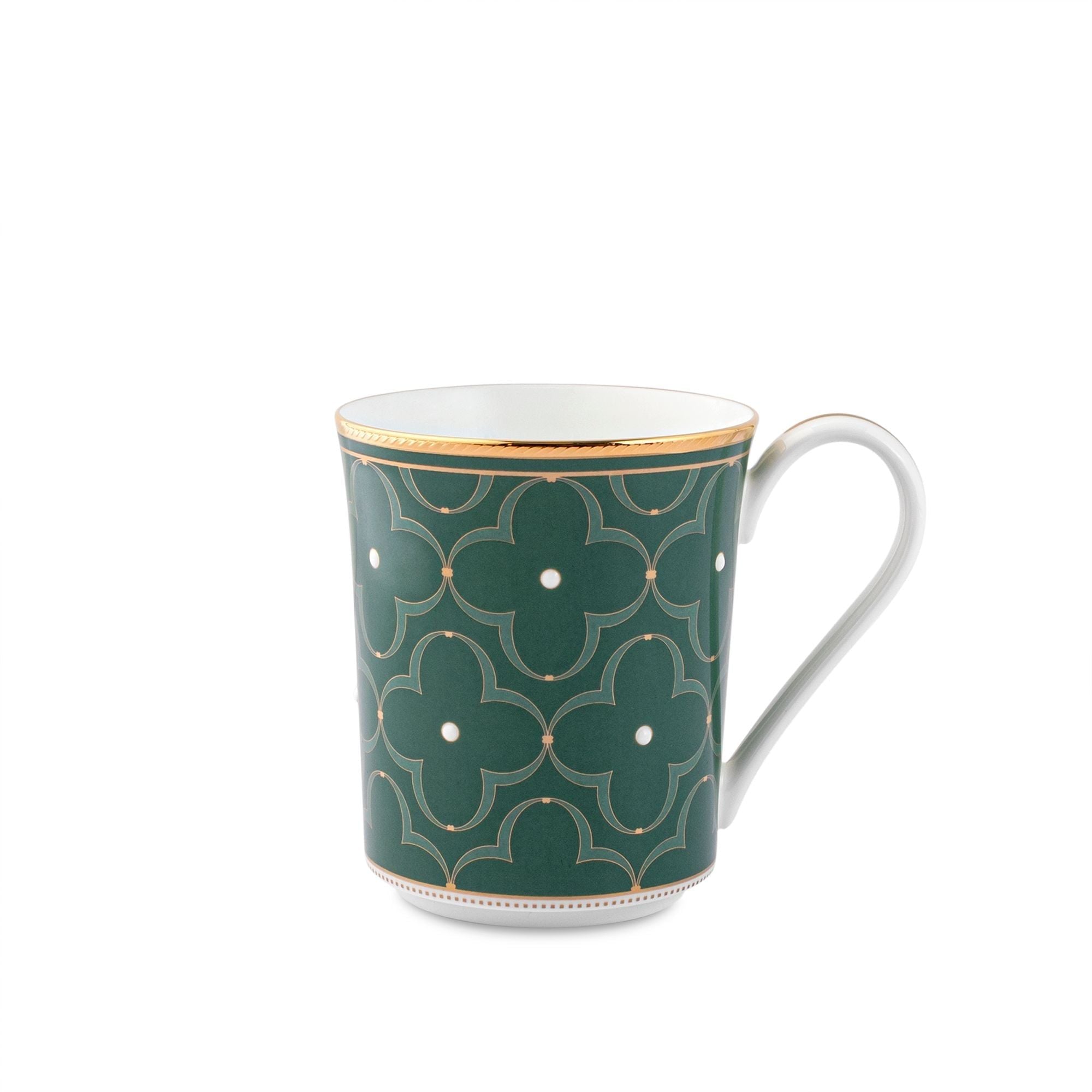 Bộ cốc đôi (Đỏ - Xanh) dung tích 395ml sứ xương | Noritake Trefolio HC 4977-12L - P93656