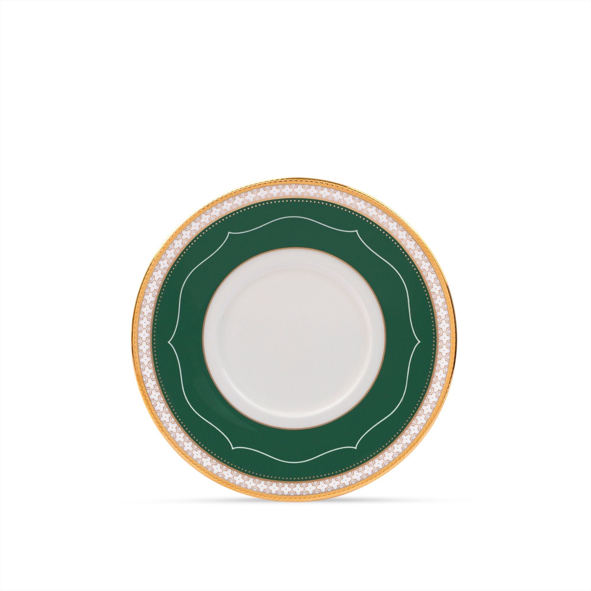 Bộ chén trà (tách trà) dung tích 245ml (Đỏ - Xanh) kèm đĩa lót sứ xương | Noritake Trefolio HC 4977-12L - P93686