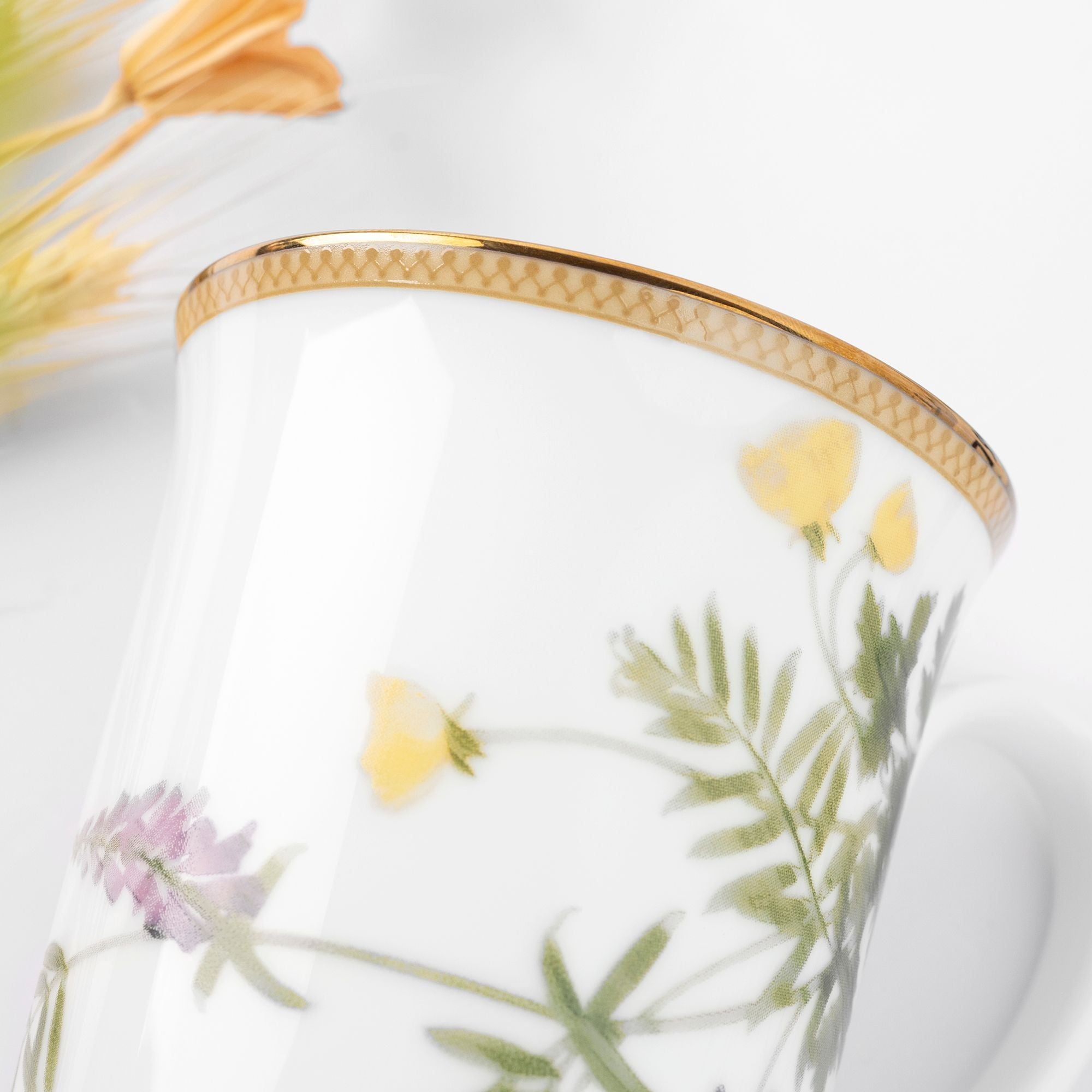 Cốc (ly) uống nước, cà phê dung tích 310ml sứ trắng | Noritake New Morning 1738L - T91332K