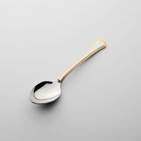  Muỗng trà (thìa trà) mạ vàng dài 134mm | Yamaco Crystal Line G/A CRAS - 23 