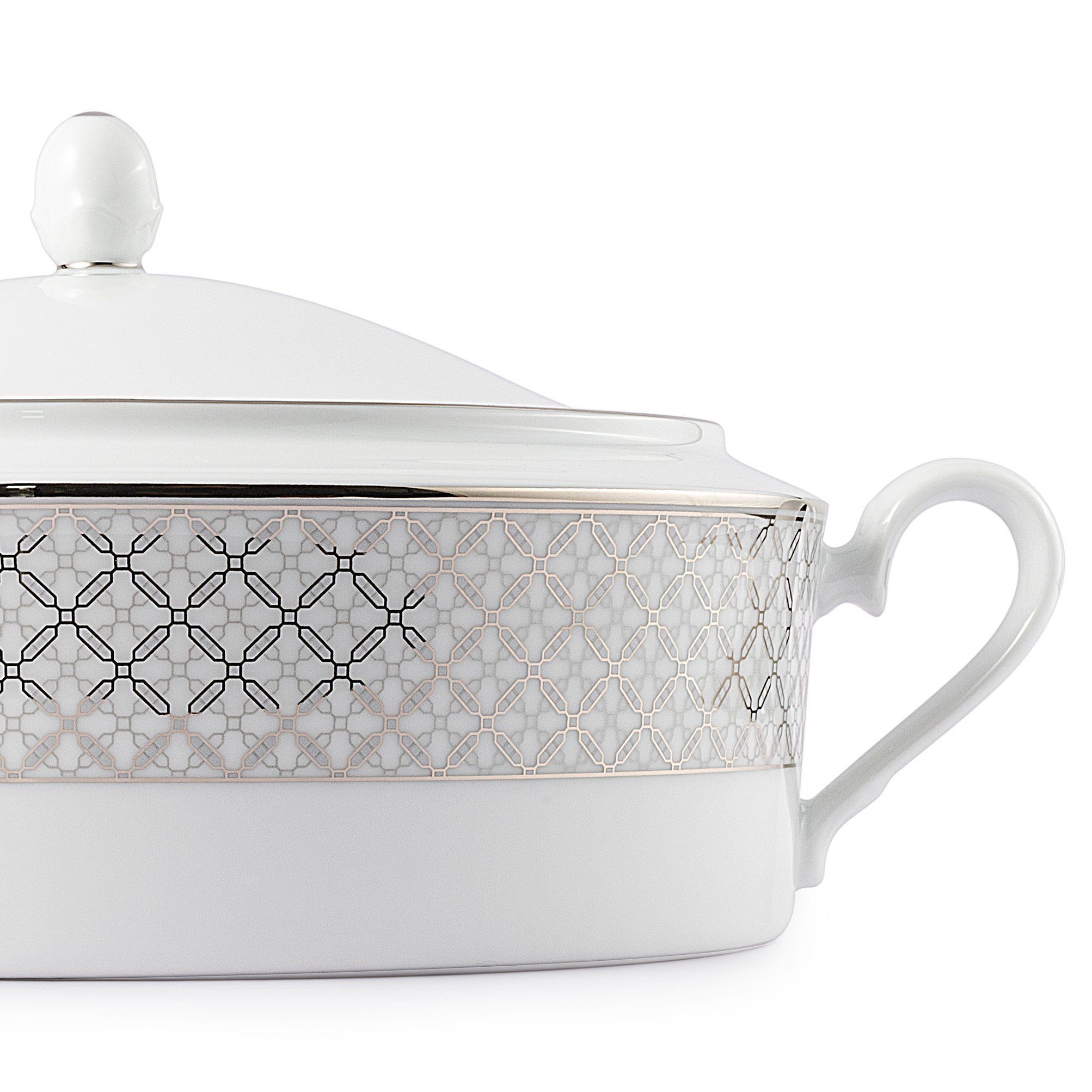 Âu cơm (thố cơm) có nắp dung tích 1.720ml sứ trắng | Noritake City Table 1788L - 91029